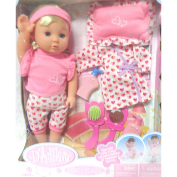 NEW Action Girl DOLL SET Little Dreams GIGO TOY Brush Mirror Clothes Outfit NIB - Picture 1 of 11